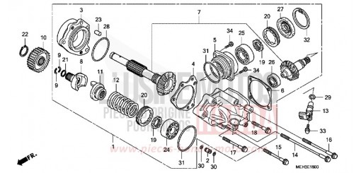 SIDE GEAR CASE NSA700A9 de 2009